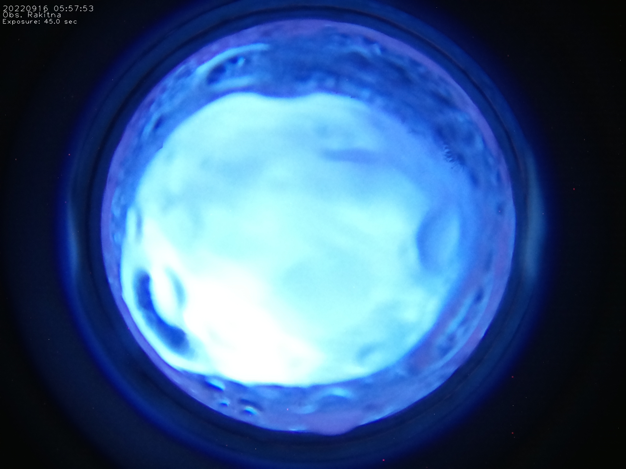 Zadnja slika All-Sky kamere